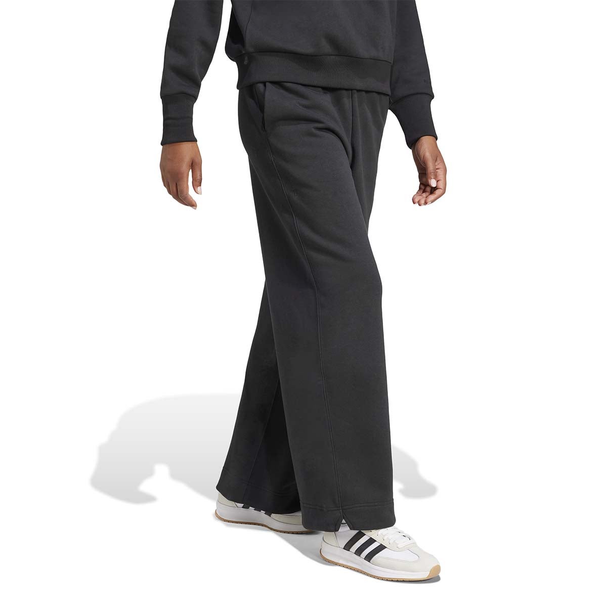 adidas Women's ALL SZN Fleece Wide-Leg Pants