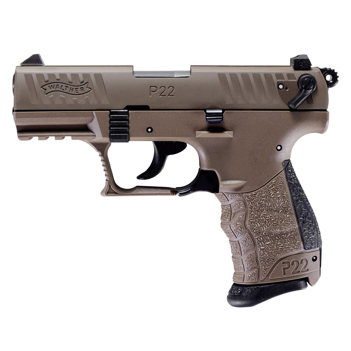 Walther P22Q 22LR FDE Pistol