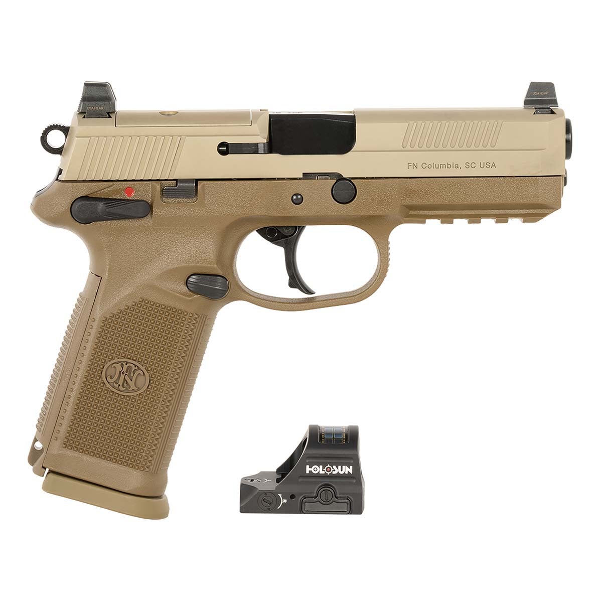 Fn FNX 45 ACP BDL 407C+2 3x10 Pistol