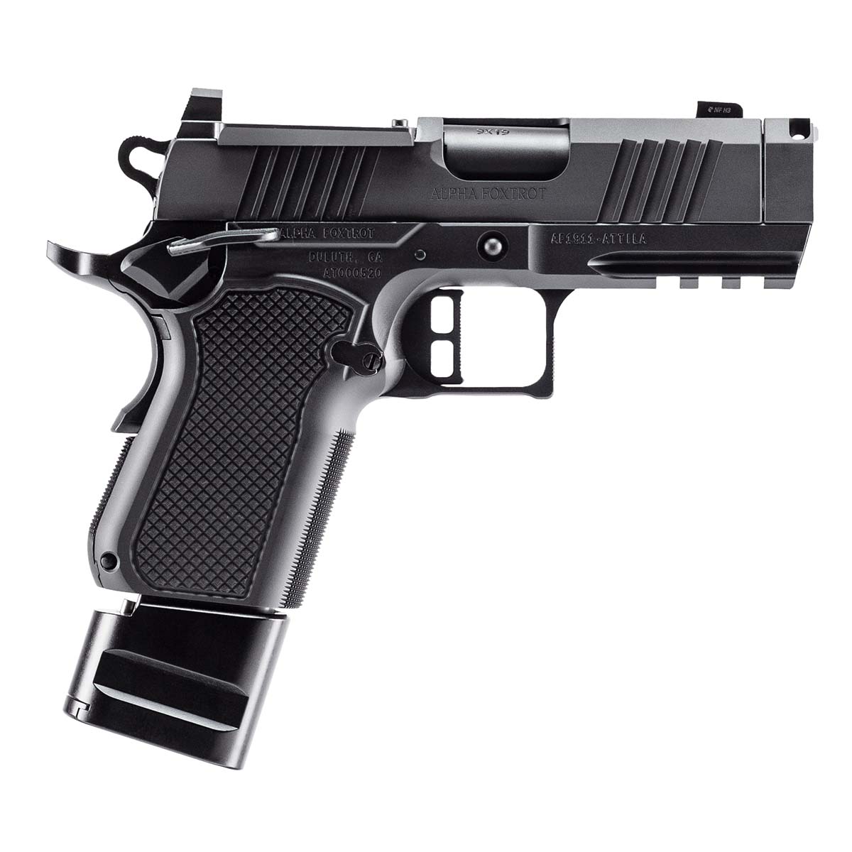 Alpha Foxtrot AF1911 ATTILA 9MM 3.5 20R Pistol