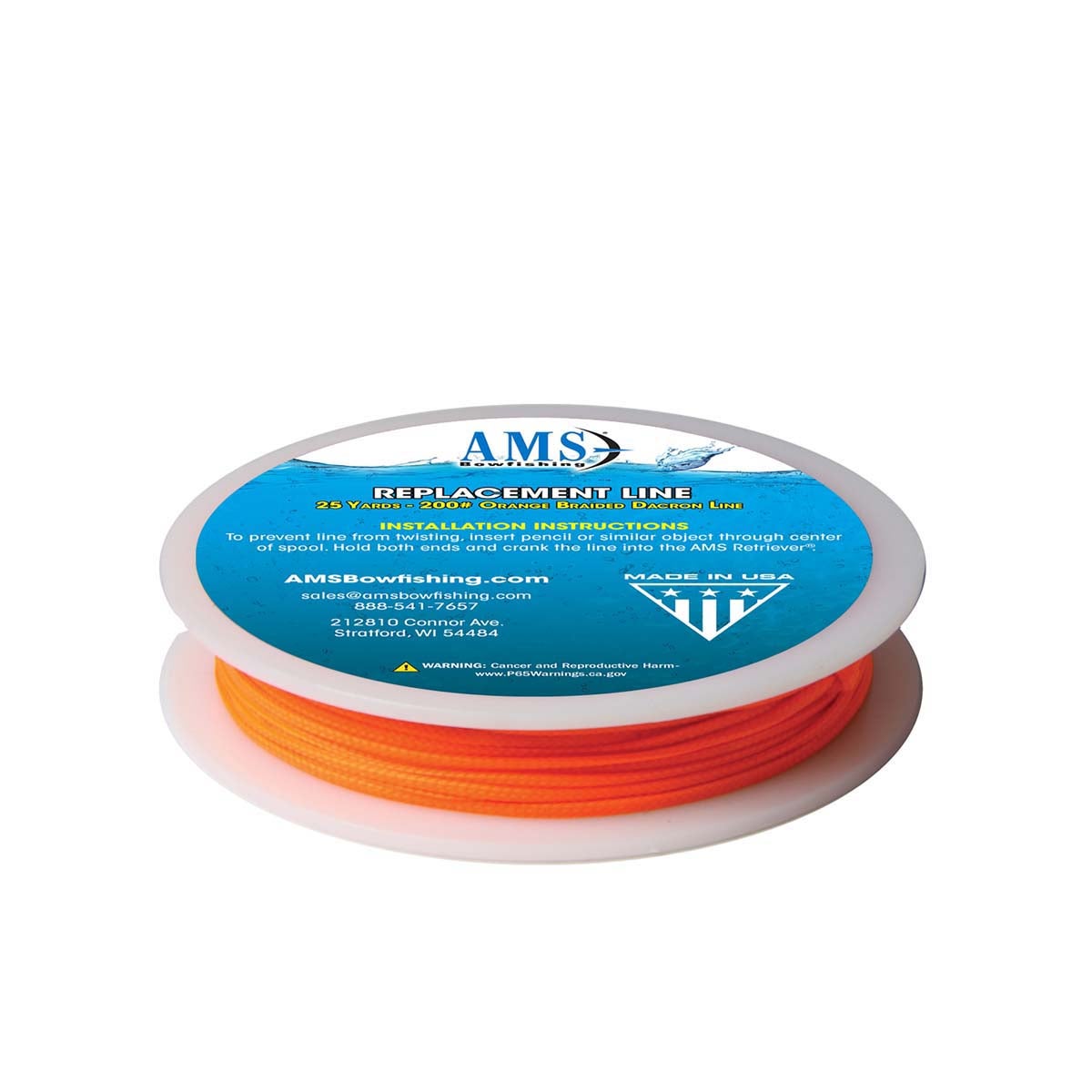 Ams 25 yards of 200# Replacement Line