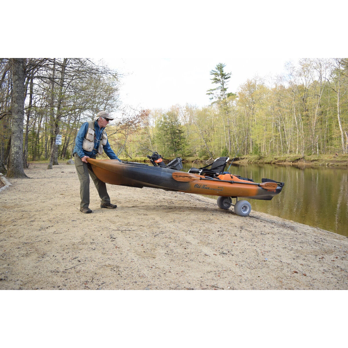 Malone XpressTRX-S Scupper Kayak Cart (with balloon beach tires)