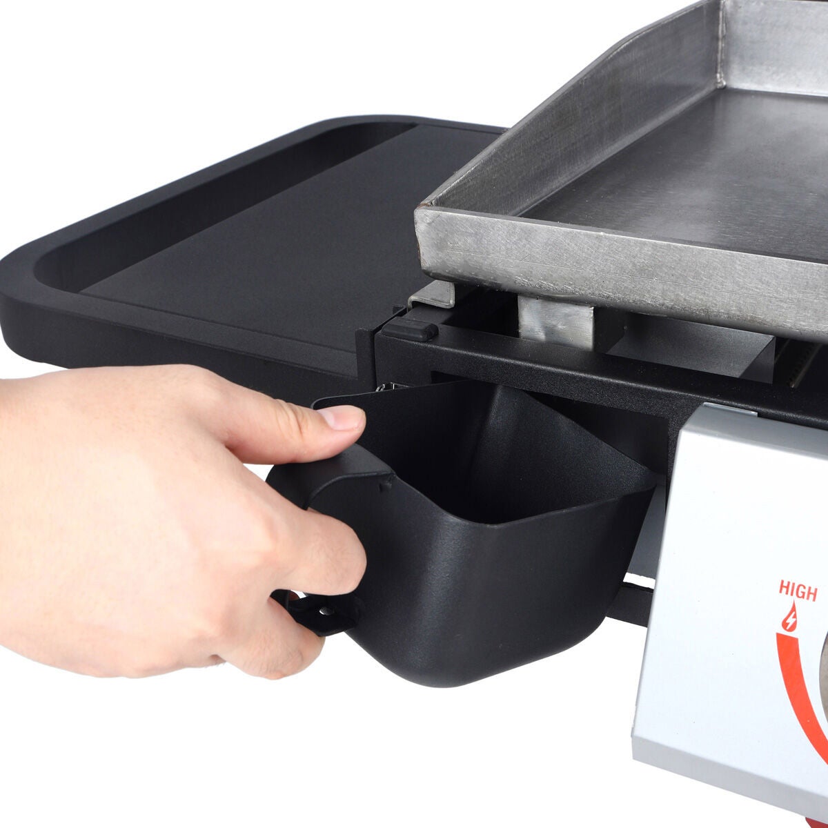 Razor 2-Burner Portable LP Gas Griddle with Lid and Folding Cart