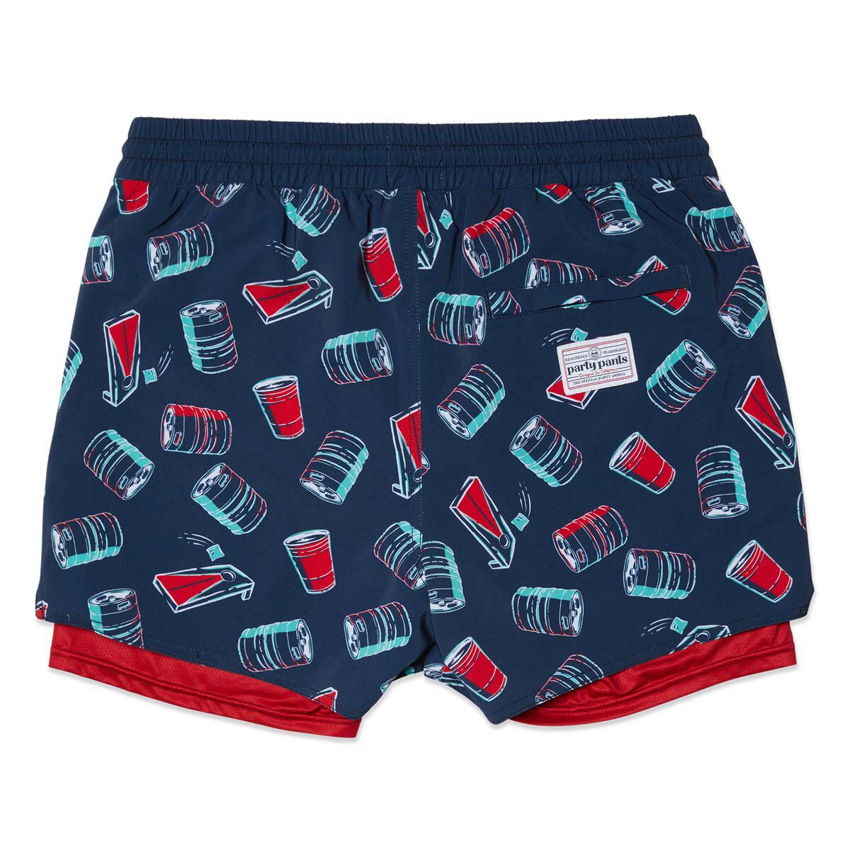 Party Pants Men's Keg Toss Short