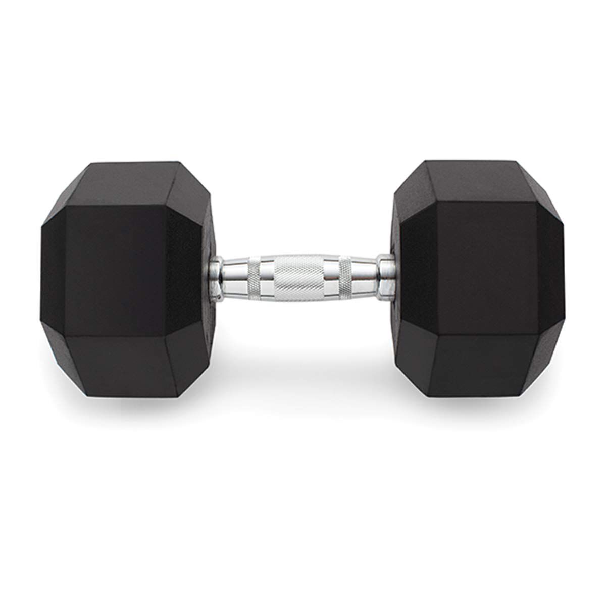 Weider 50lb Rubber Hex Dumbbell