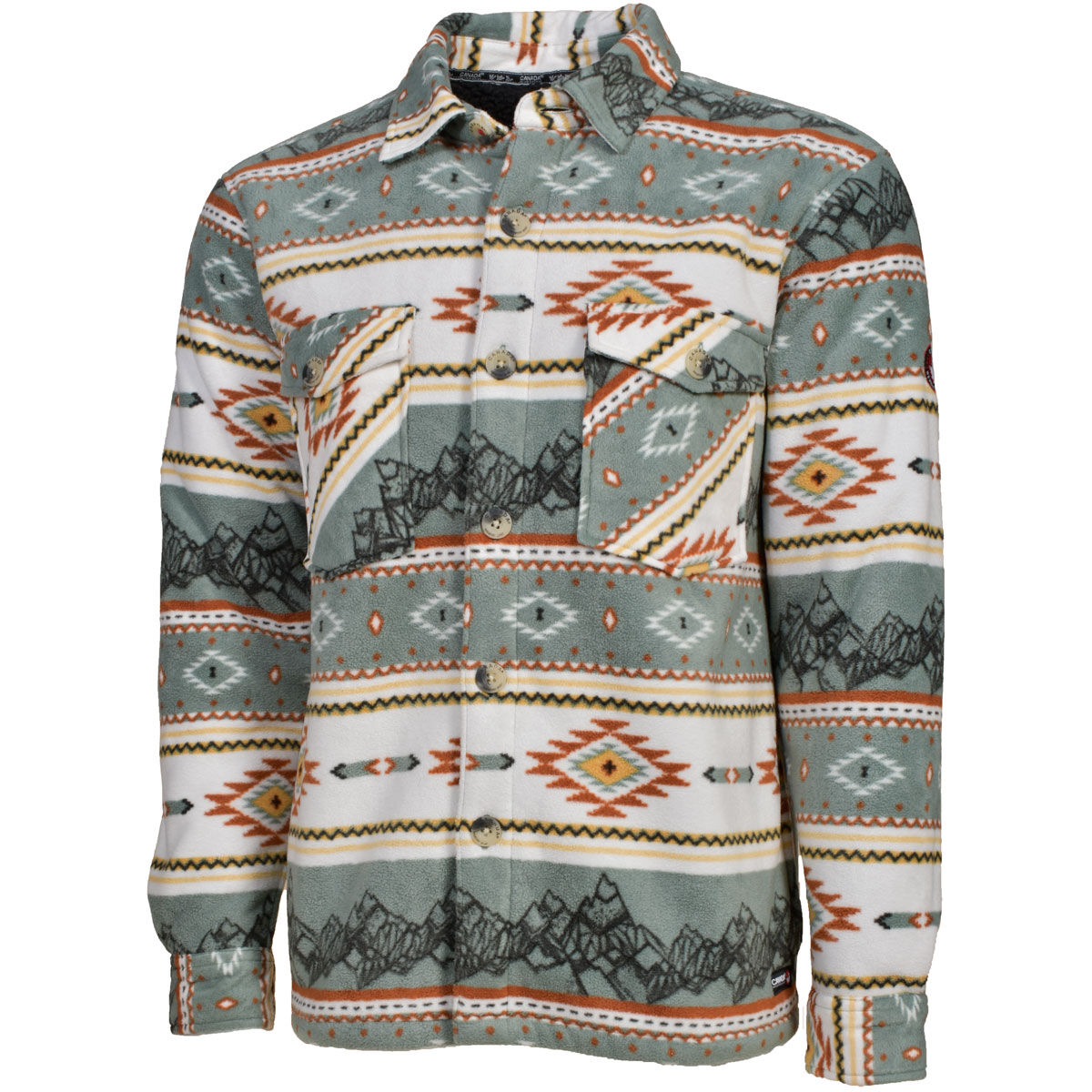 Canada Weather Gear Men's Sherpa Lined Fleece Shacket