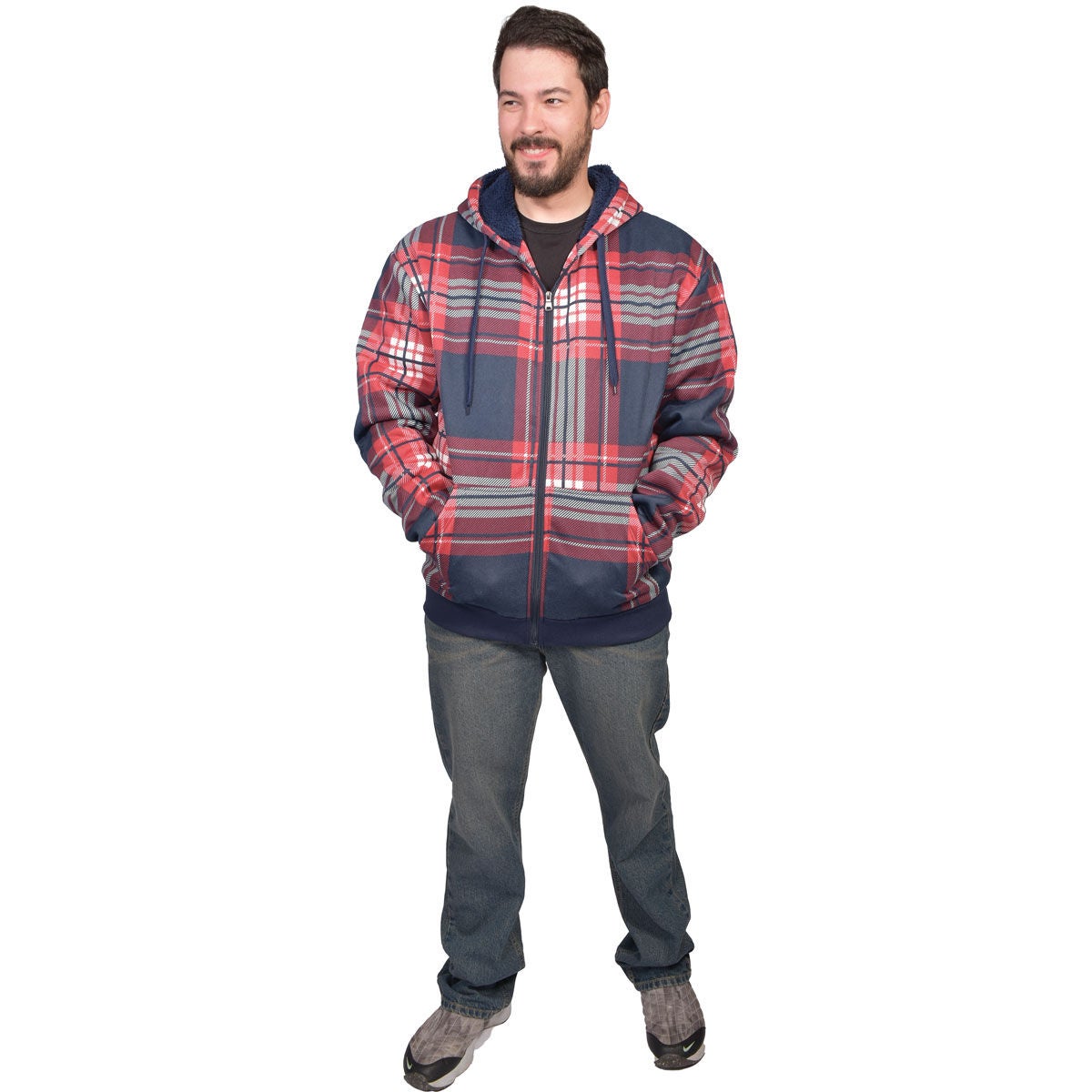 Big Ball Sports Men's Sherpa Lined Jacket