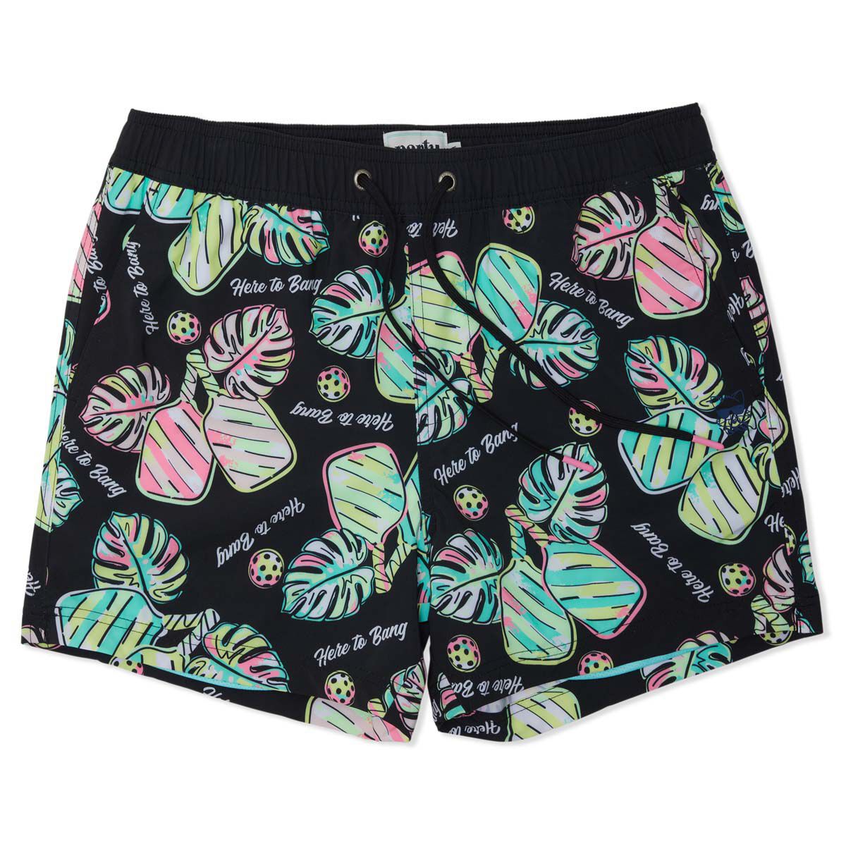 Party Pants Men's 2in1 Pickleball Swim Shorts