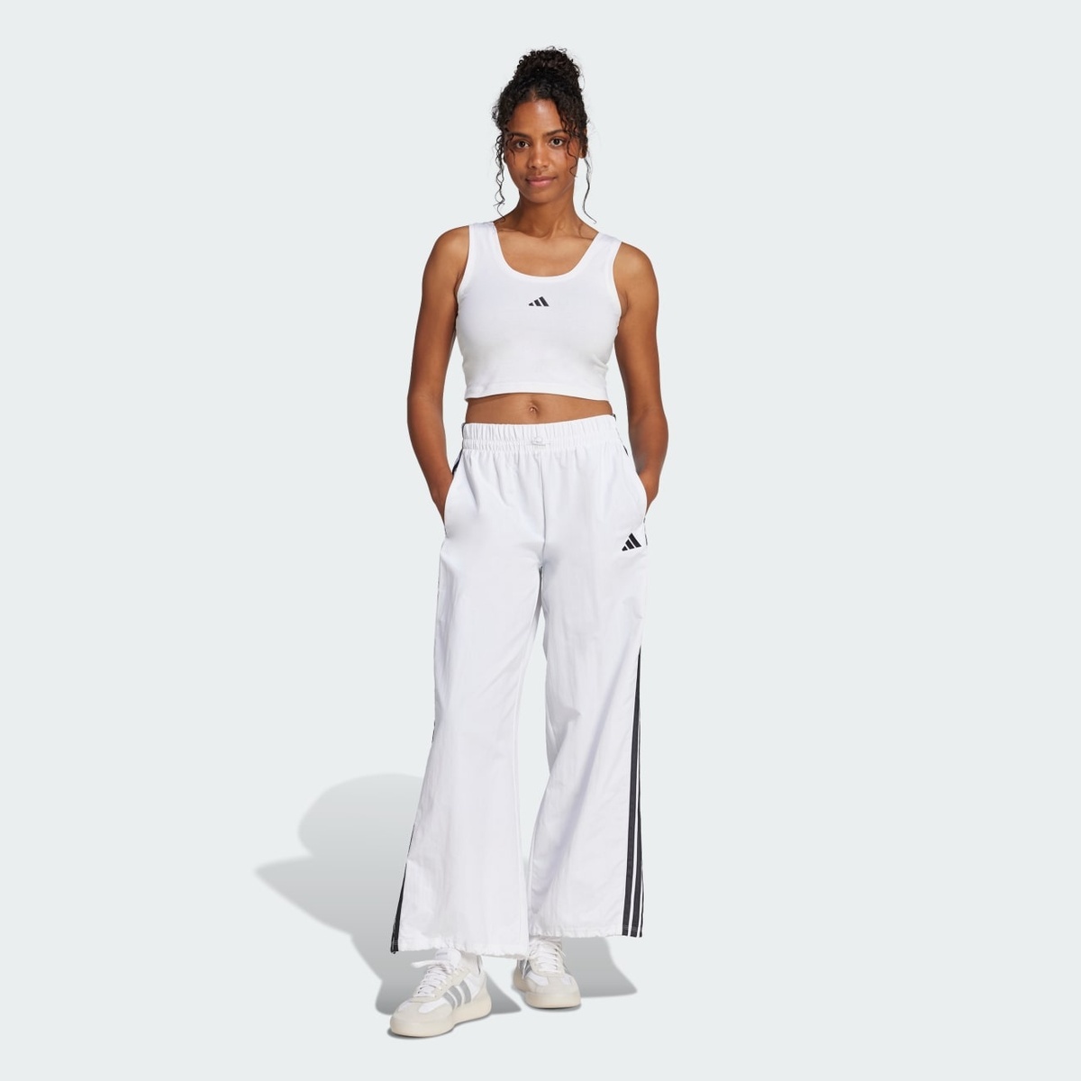 adidas Women's Essentials Small Logo Cotton Lifestyle Tank Top