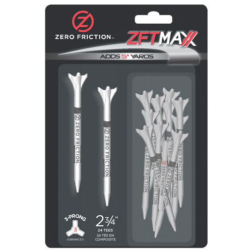 Zero Friction 2.75" ZFTmaxx Performance Golf Tees