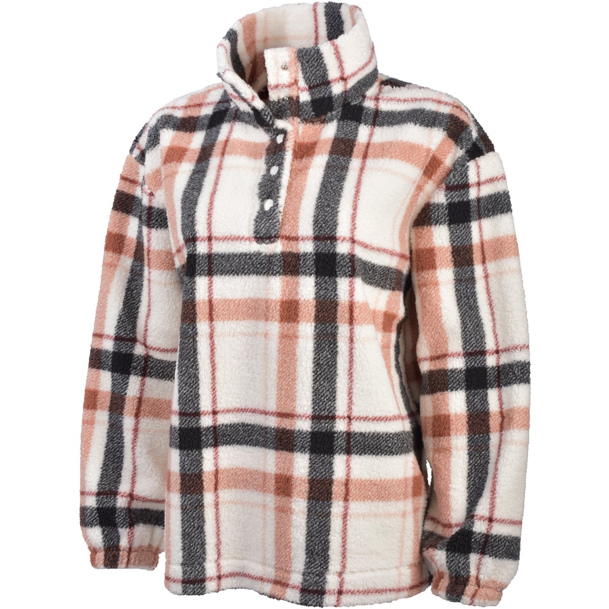 Canyon Creek Women's Long Sleeve Plaid Mock Neck Top