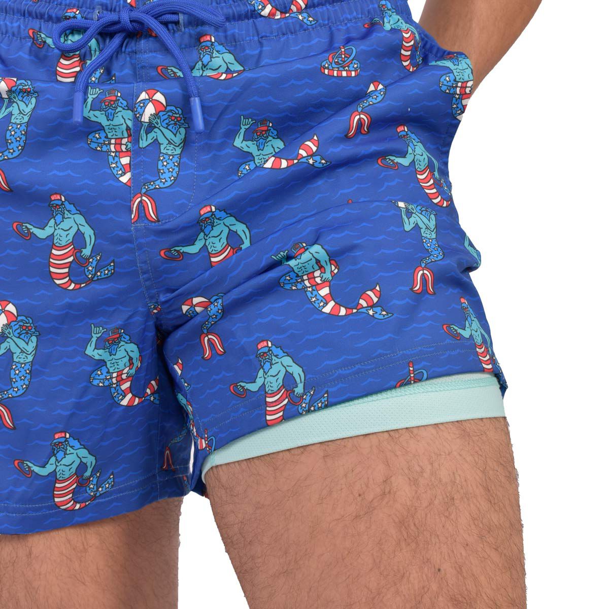 Aeroline Men's 5" 2in1 Swim Trunk