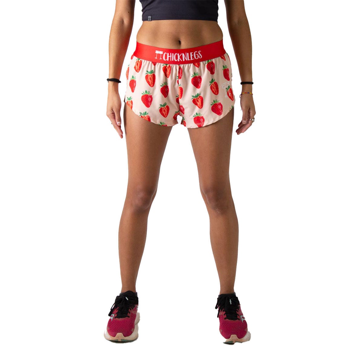 Chickn Legs Women's 1.5" Shorts Strawberry Szn