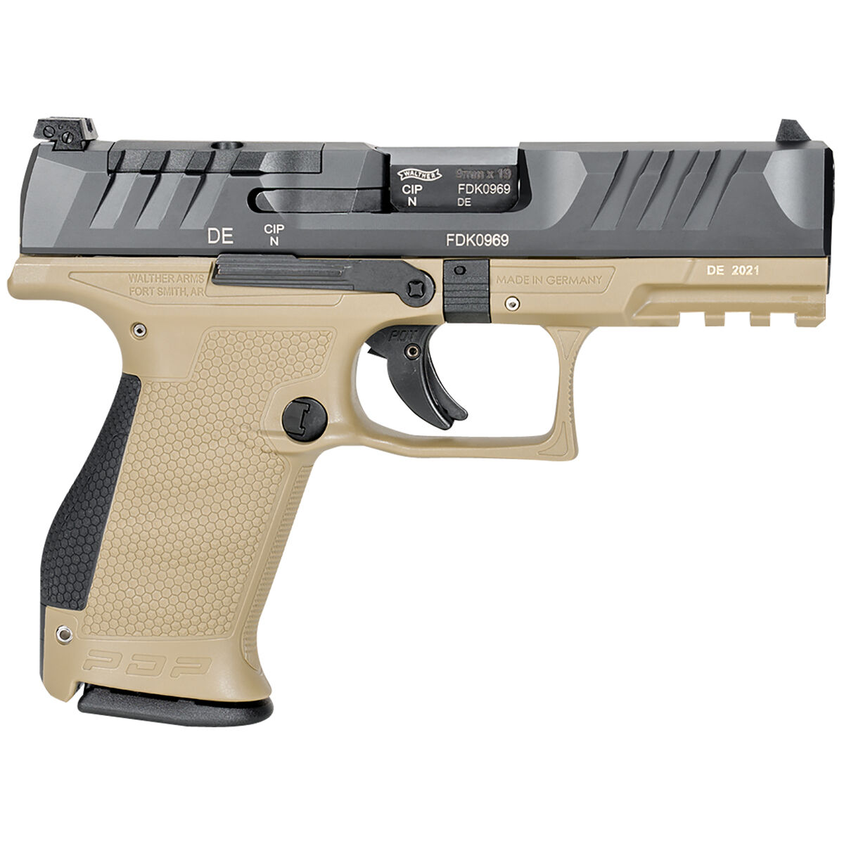 Walther 2858444 PDP Compact Optic Ready 9mm Pistol