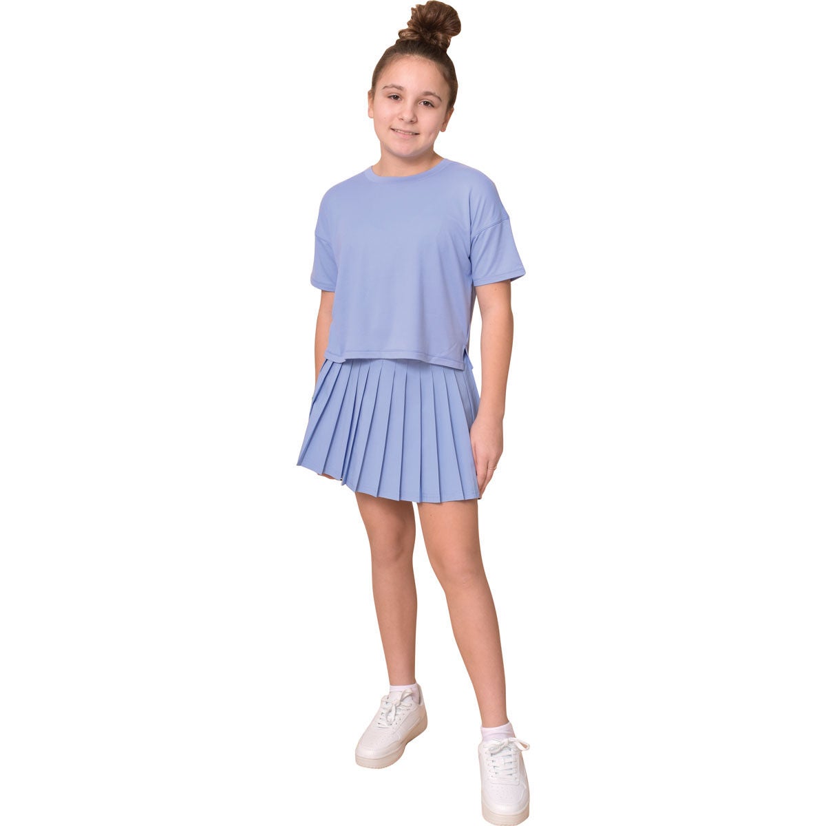 90 Degree Girl's Short Sleeve Crop Tee