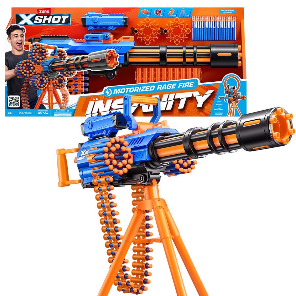 X-shot Motorized Rage Fire