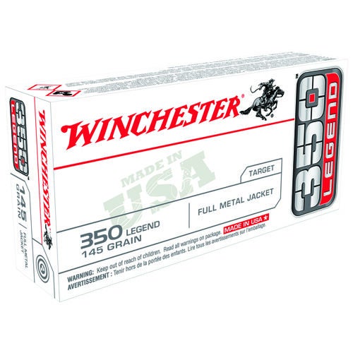 Winchester 350 Legend USA 145 Grain FMJ Ammunition