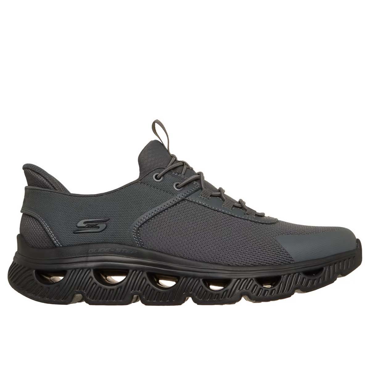 Skechers Men's Glide-Step Slip-In BOBS Sport Arc Waves Shoes