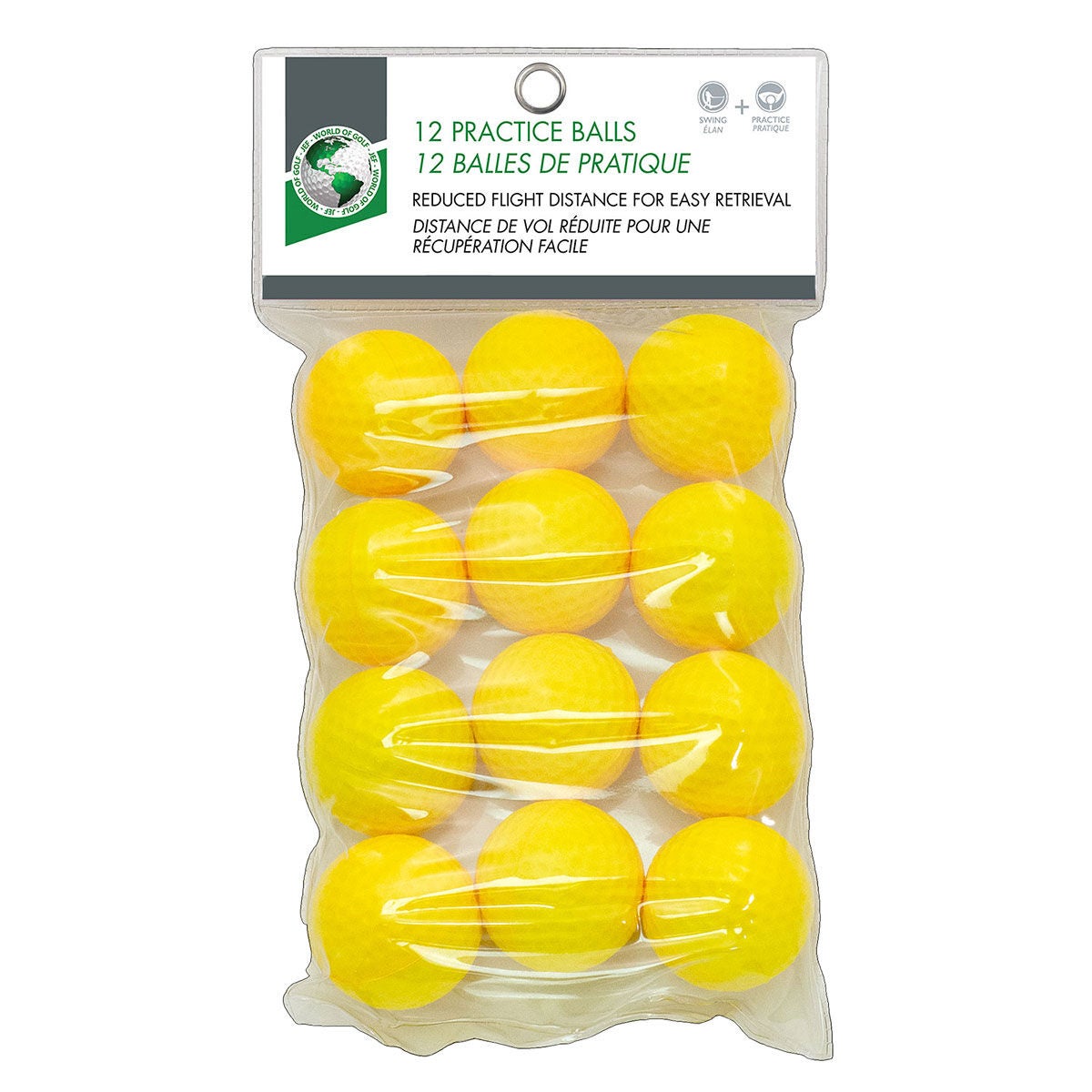Jef World Golf !2 Pack Foam Practice Balls