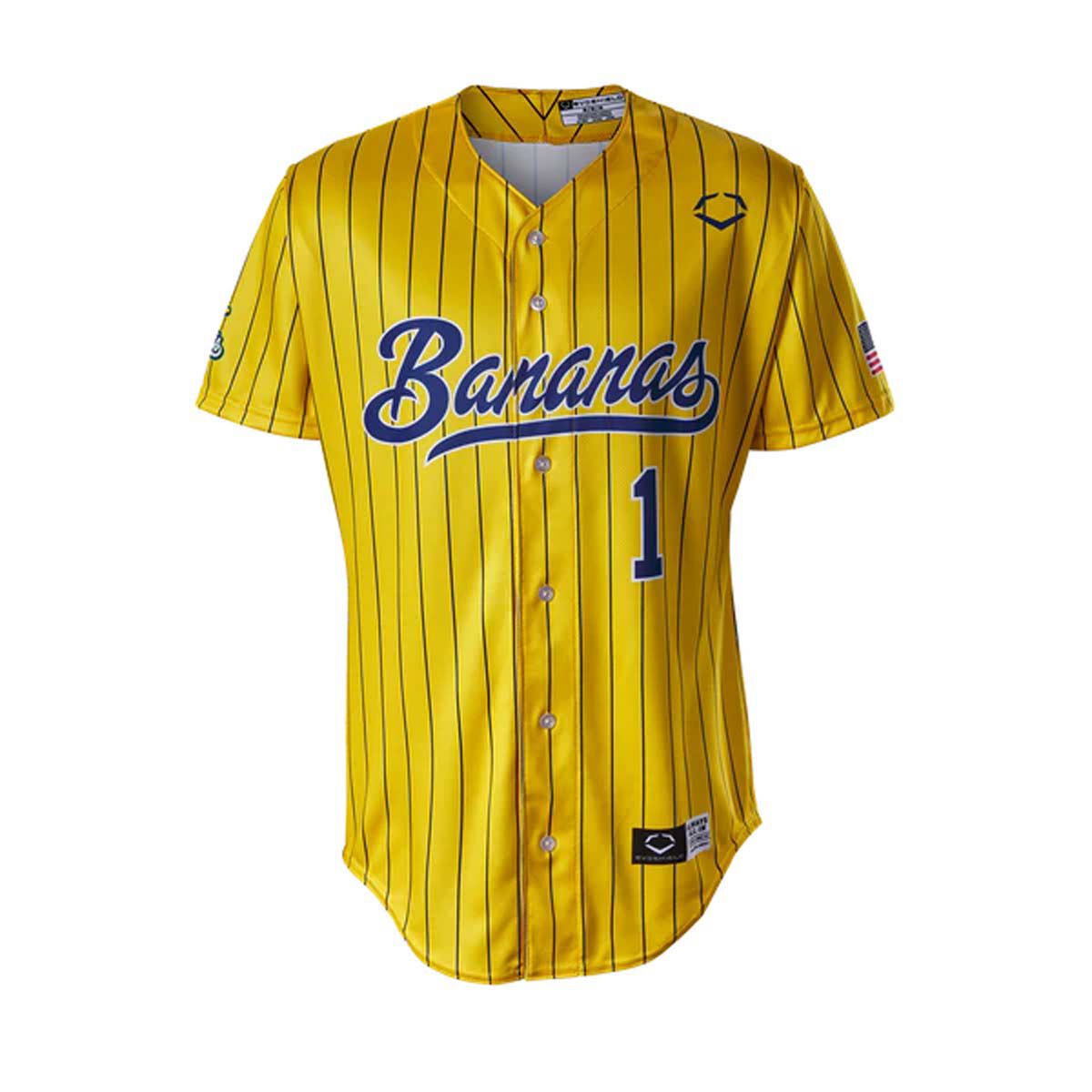 Evoshield Savannah Bananas Pinstripe Replica Jersey