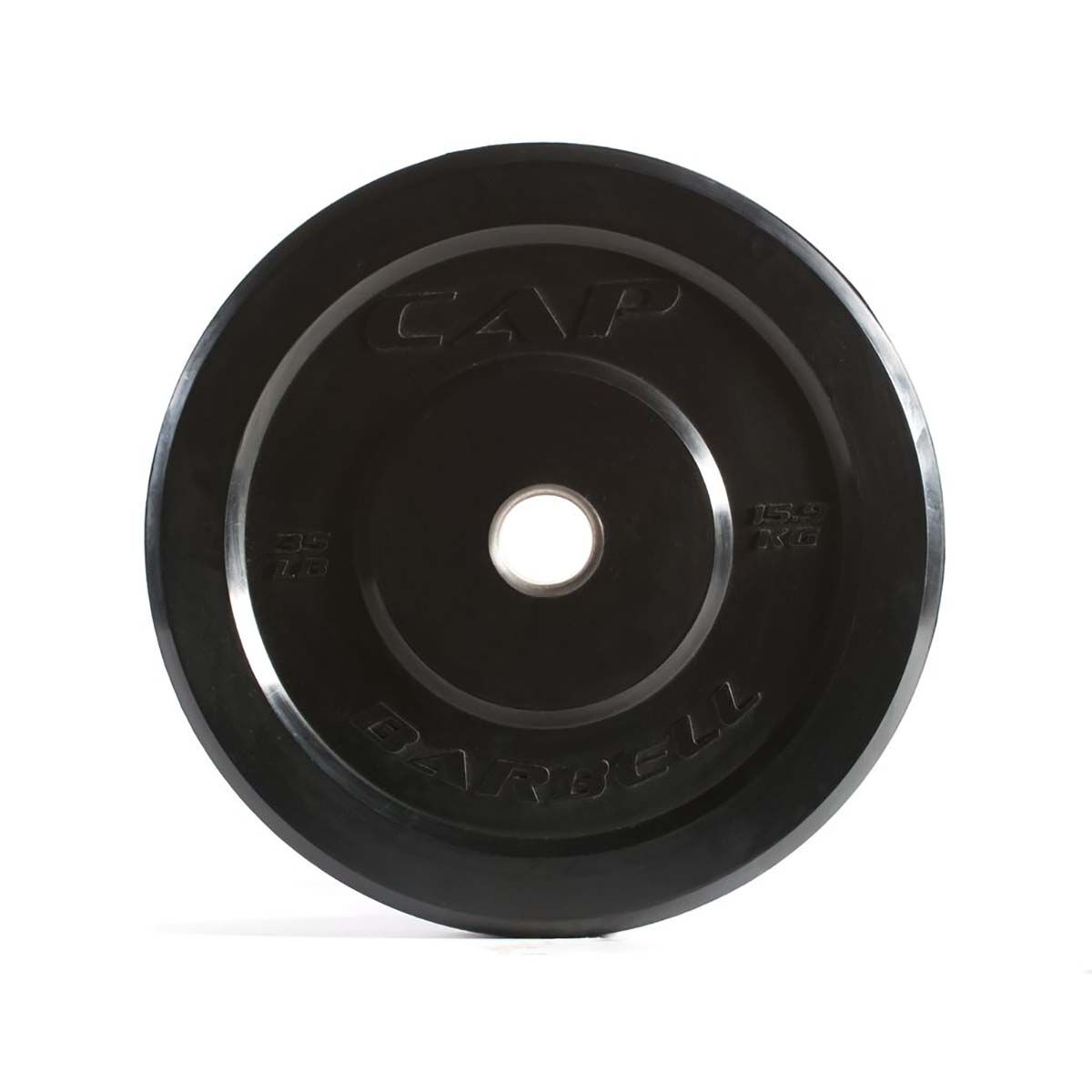 Cap 35 lb. Solid Rubber Bumper Plate