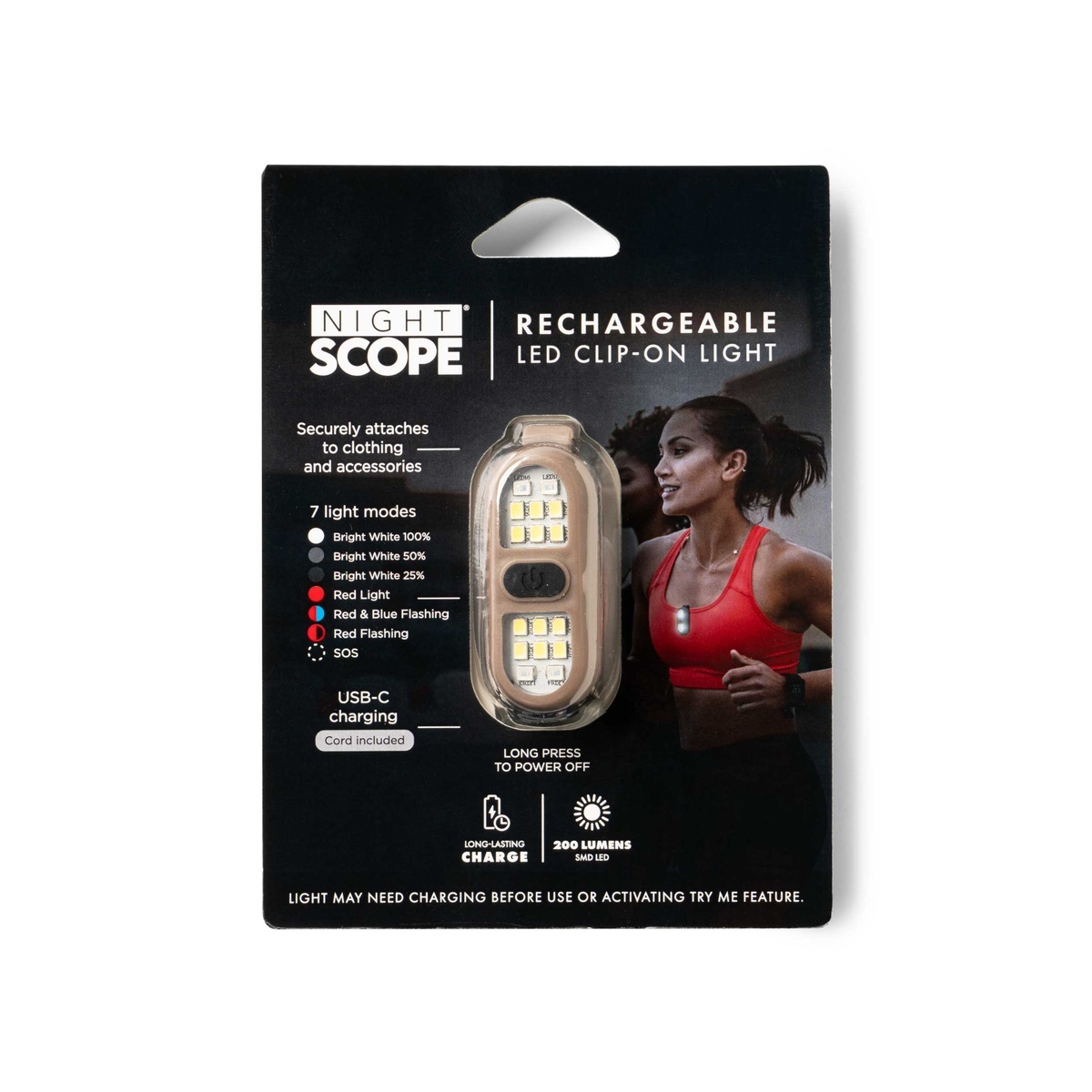 Dm Merchandise Rechargeable LED Clip-On Light