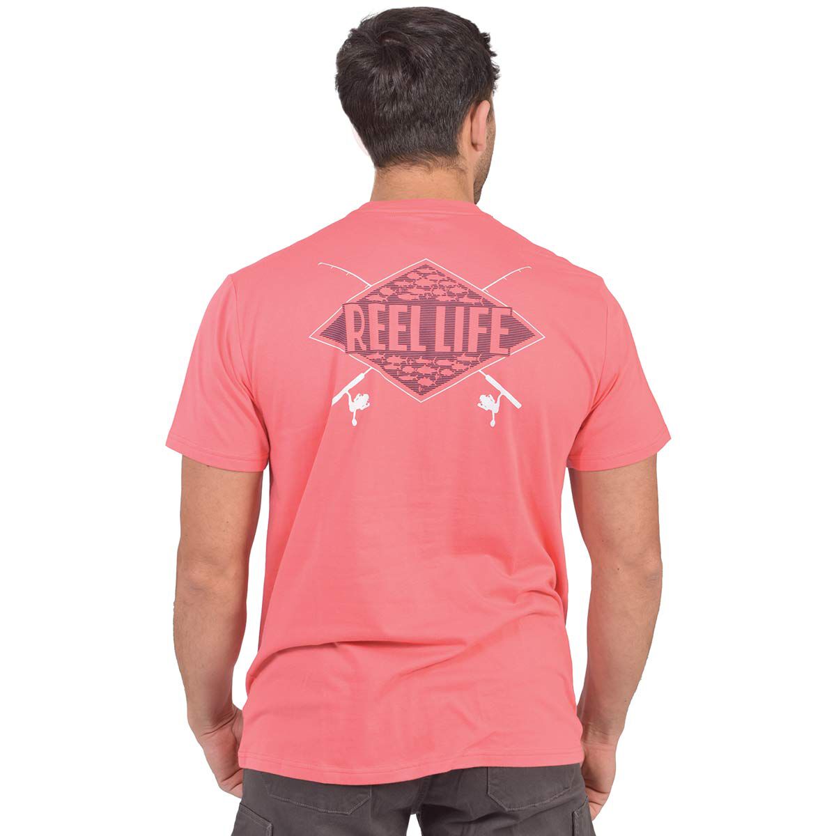 Reel Life Men's Short Sleeve Fishing Tee