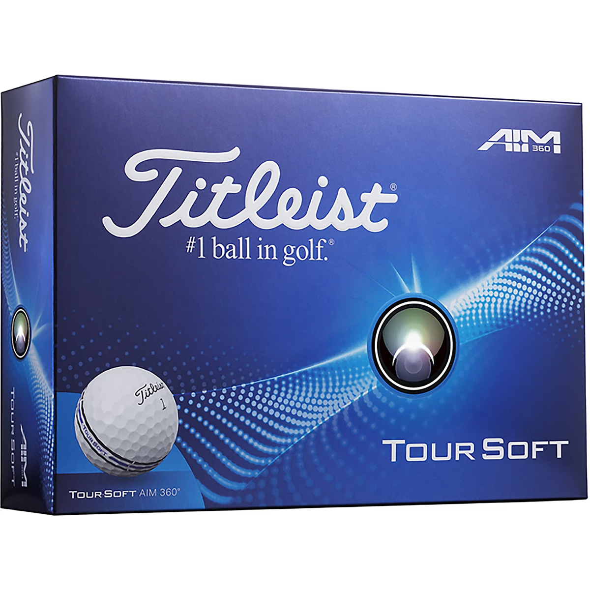Titleist 2025 Tour Soft 360 Golf Balls 12-Pack