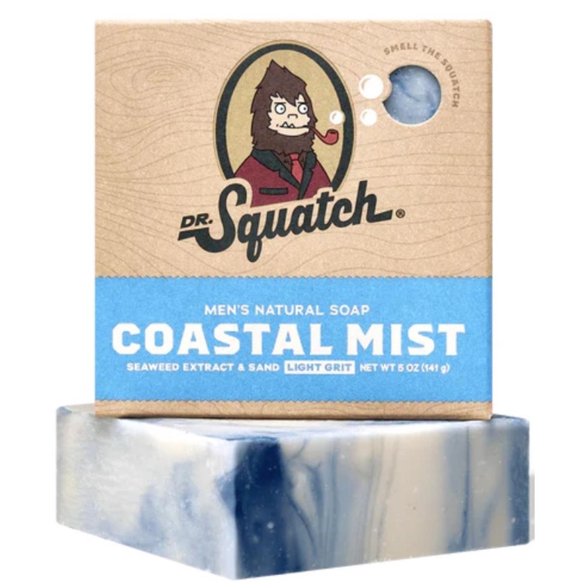 Dr. Squatch Coastal Mist Men's Natural Bar Soap