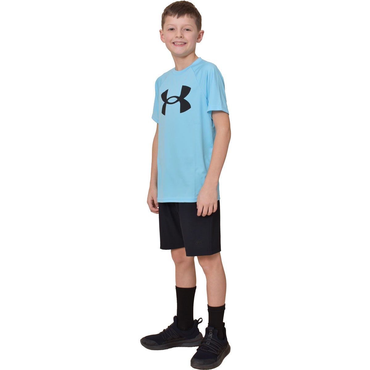 Under Armour Boys' Tech Big Logo Short Sleeve