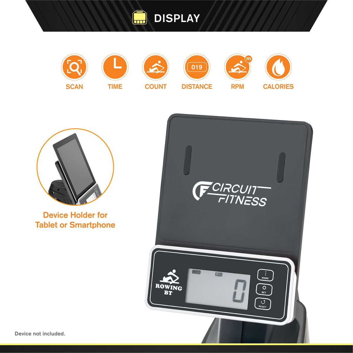 Circuit Fitness AMX-979RW Foldable Magnetic Rowing Machine