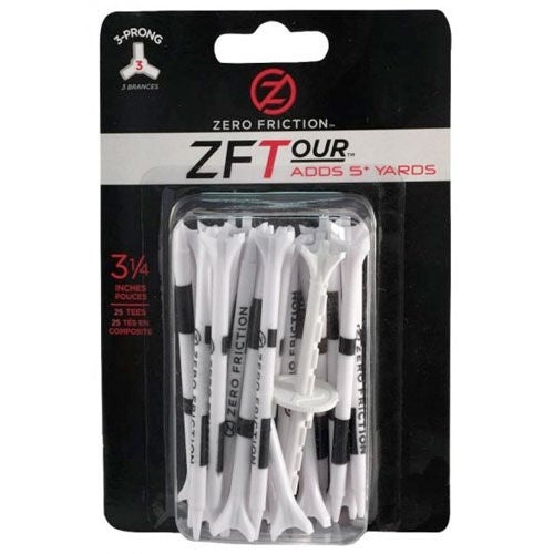 Zero Friction 3.25" Three Prong Golf Tees