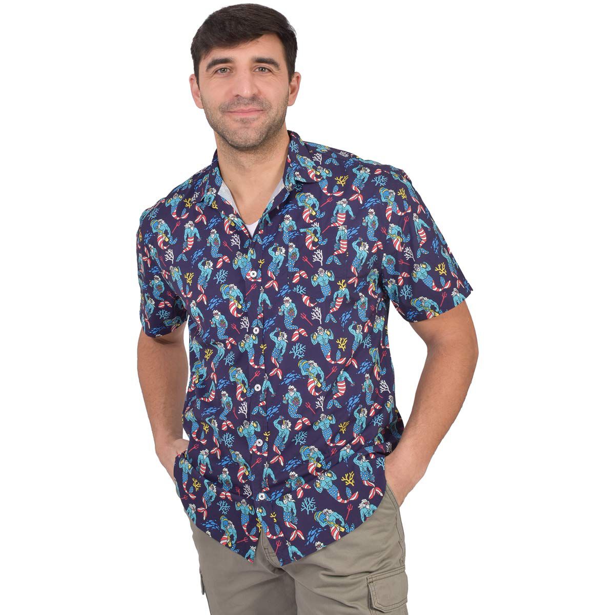 Staghorn Outfit Men's Americna Merman Woven Top
