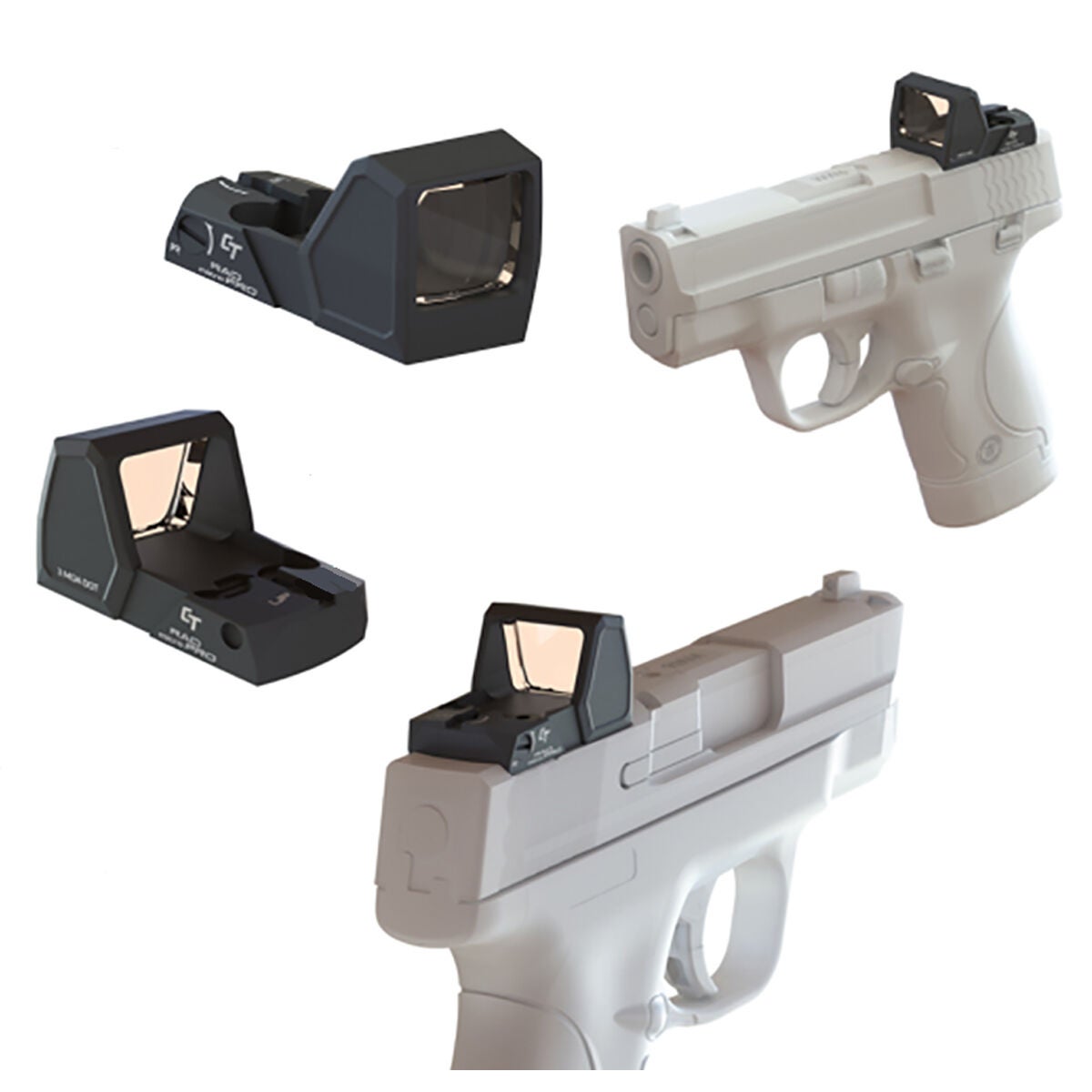 Crimson Trace 01-01970  RAD MICRO PRO COMP REFLEX SGT RED