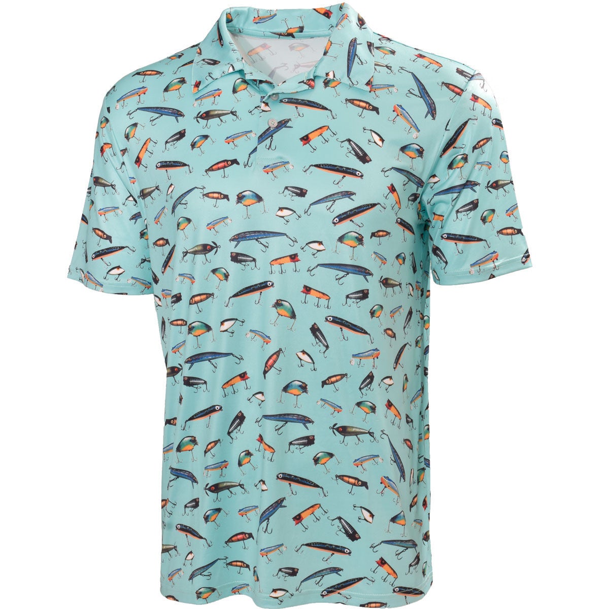 Aeroline Men's Print Polo