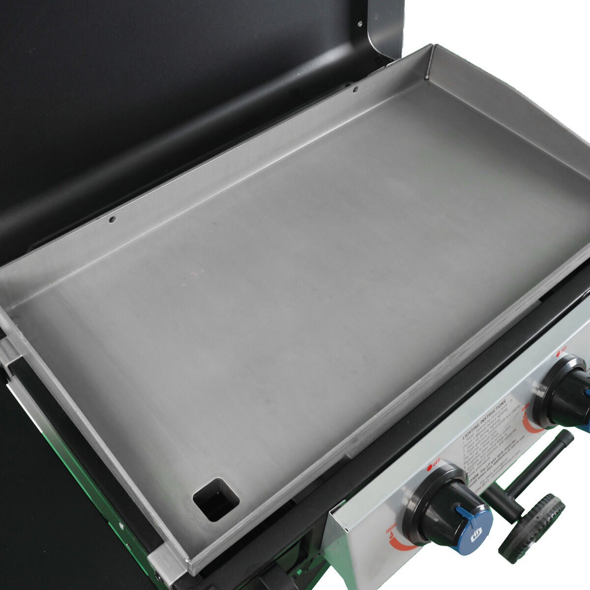 Razor 2-Burner Portable LP Gas Griddle with Lid and Folding Cart