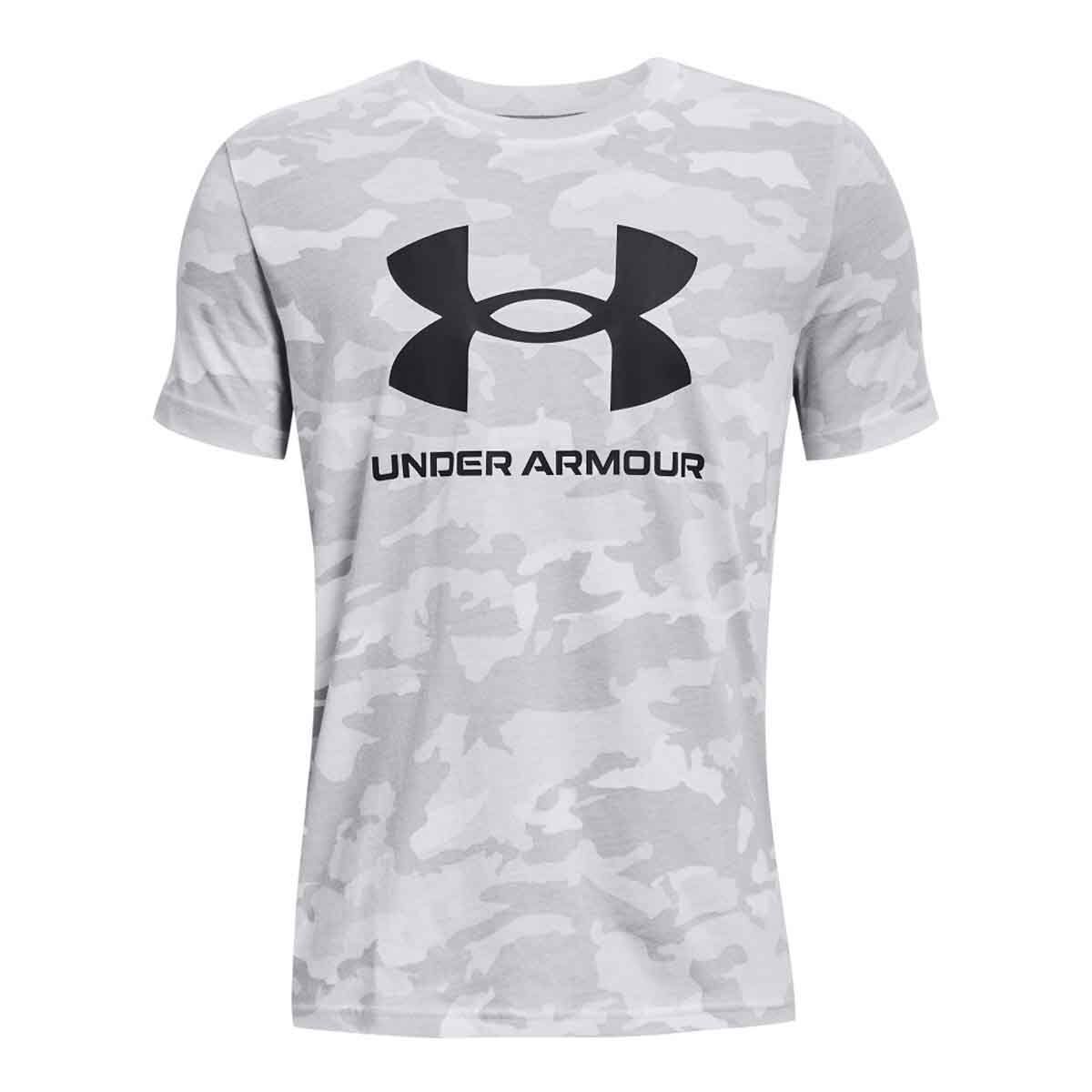 Under Armour Boys' UA Sportstyle Logo Printed Short Sleeve