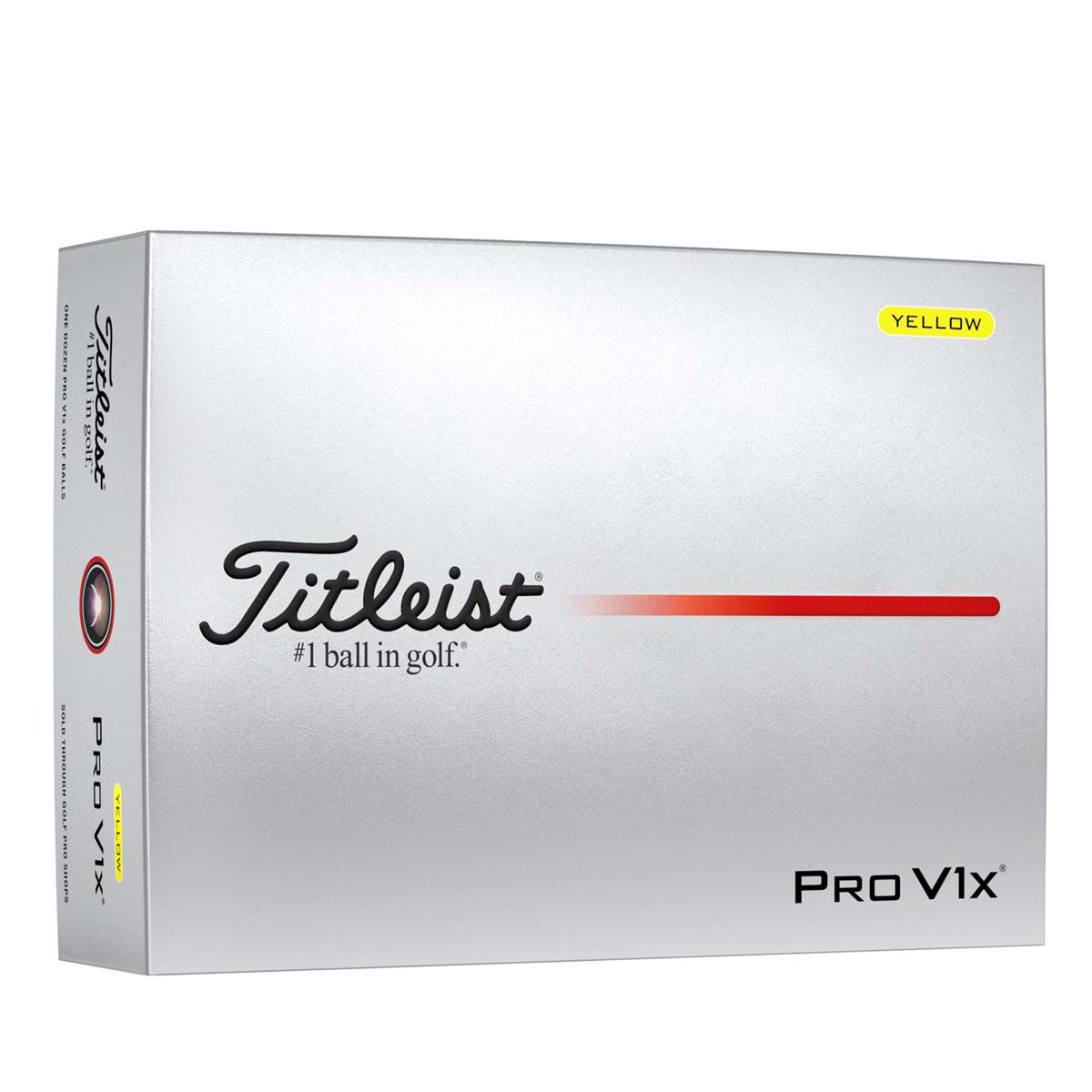 Titleist 2025 Pro V1X Golf Balls Yellow - 12 Pack