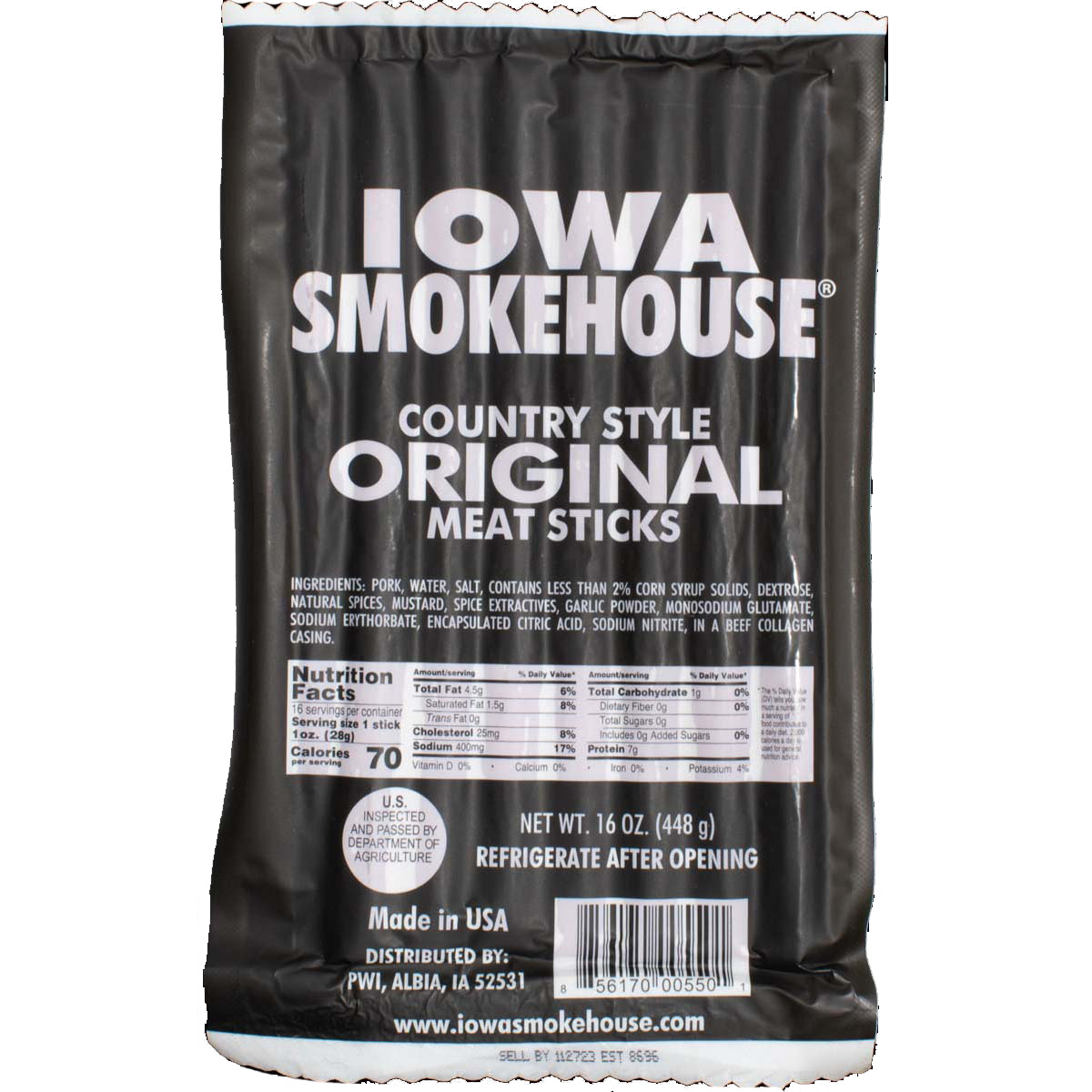 Iowa Smokehouse 16oz Meat Sticks