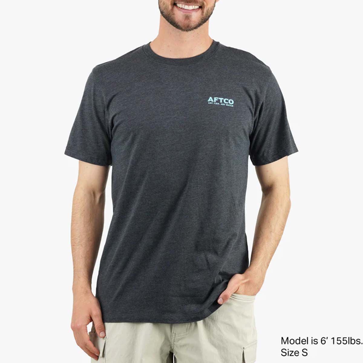 Aftco Men's Sunset View Logo Short Sleeve Tee