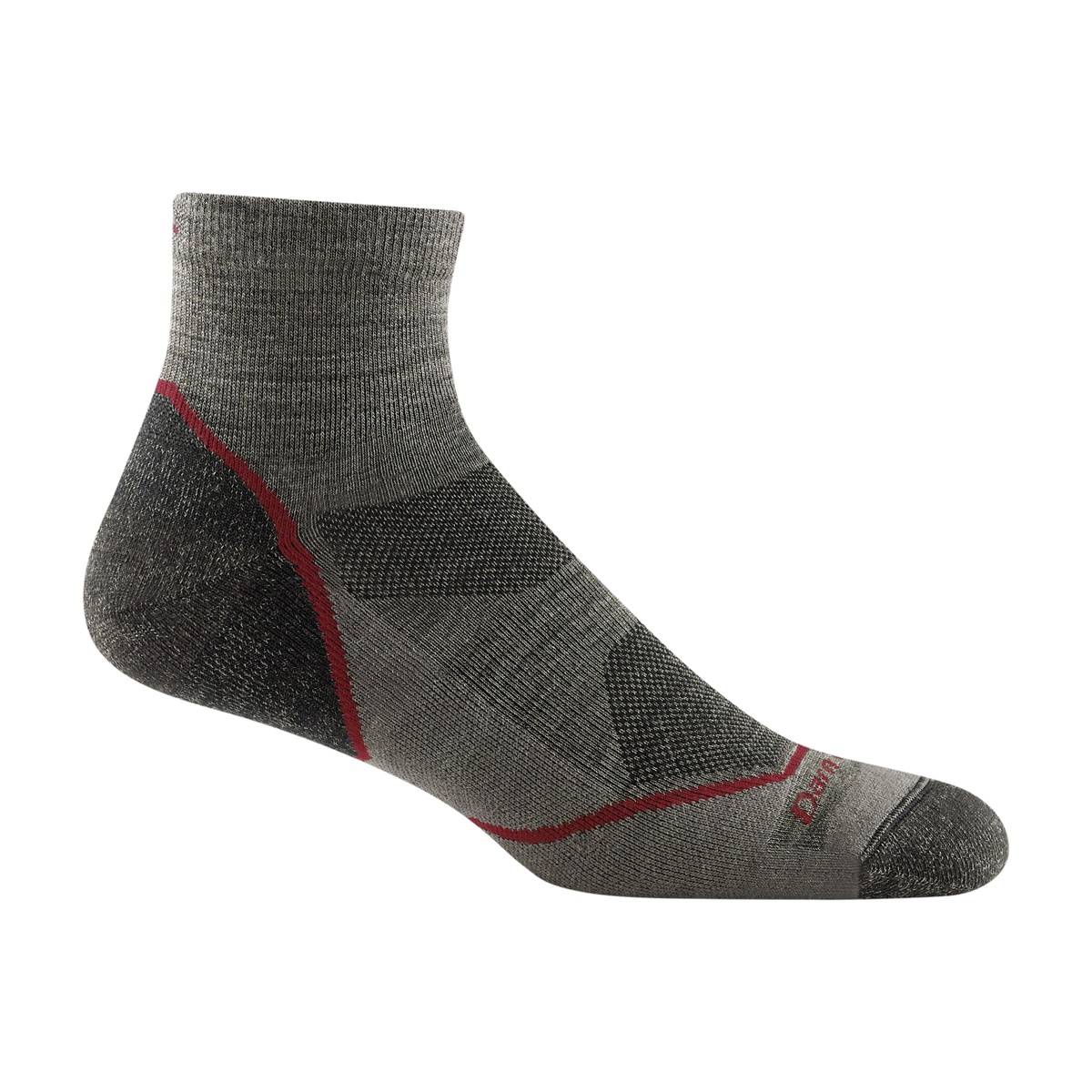 Darn Tough Men's Light Hiker Quarter Lightweight Hiking Socks
