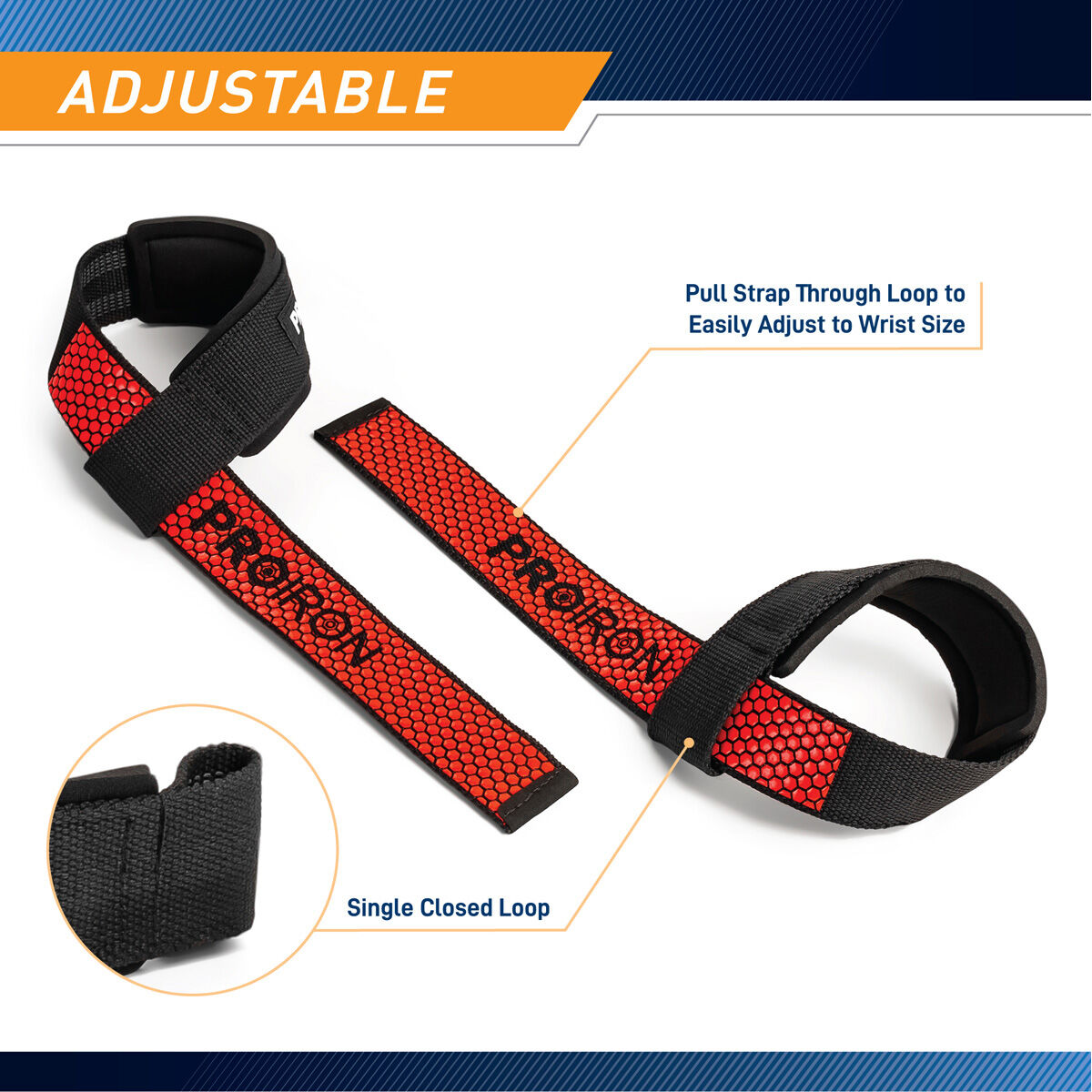 Proiron Weightlifting Strap (Pair of 2)