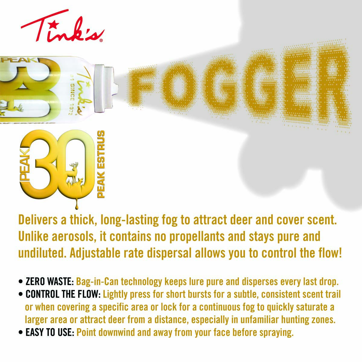 Tinks Peak30 Doe Estrus Fogger Scent