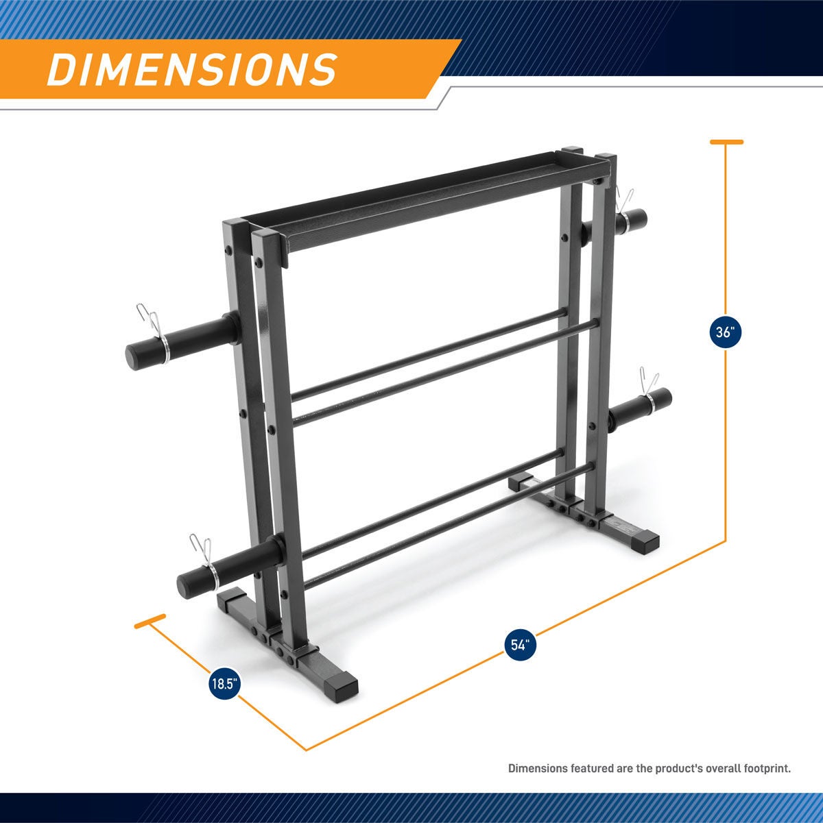Marcy Combo Weight Storage Rack