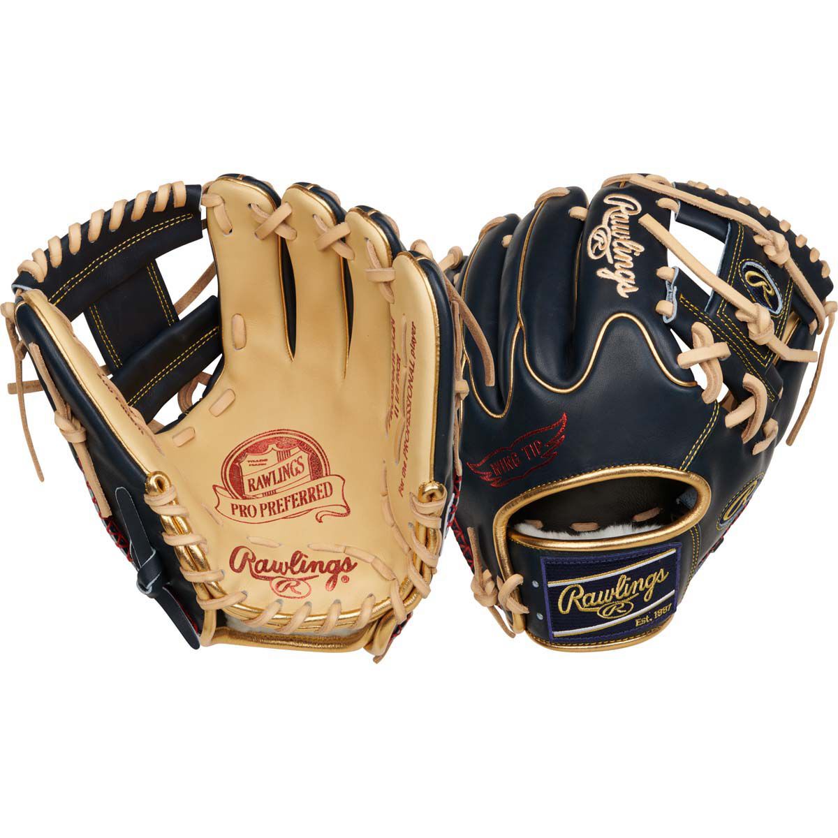 Pro Preferred Rawlings Pro Preferred Series Baseball Glove RHT 11.5 inch Infield