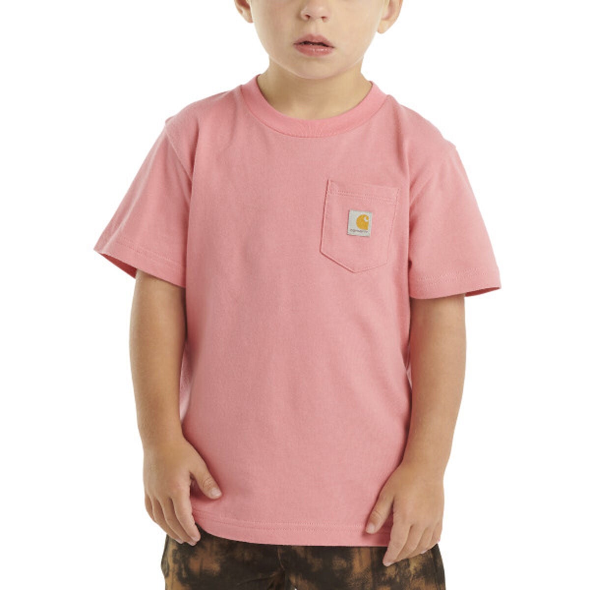 Carhartt Toddler Girls' Short Sleeve Pocket Tee