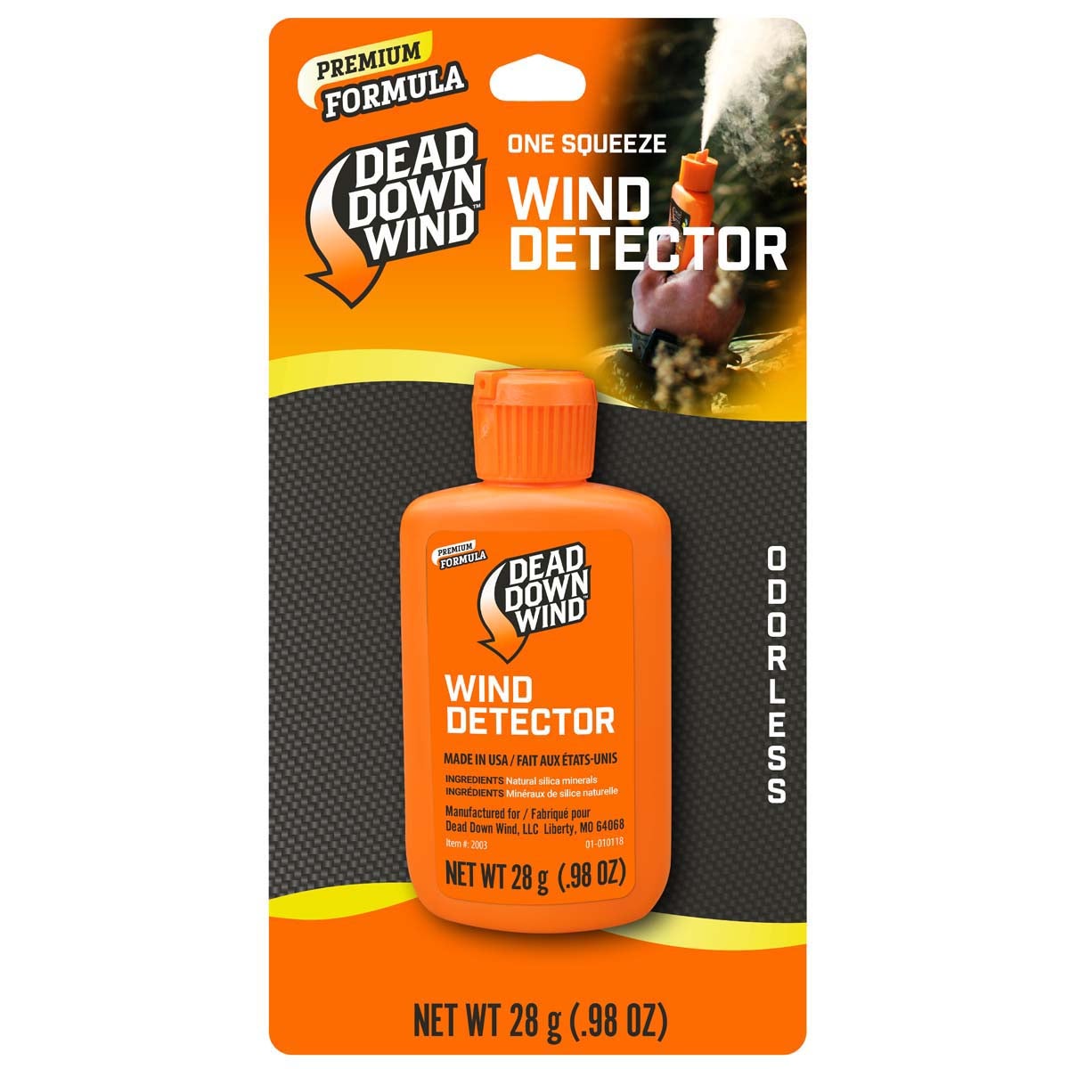 Dead Down Wind Wind Detector