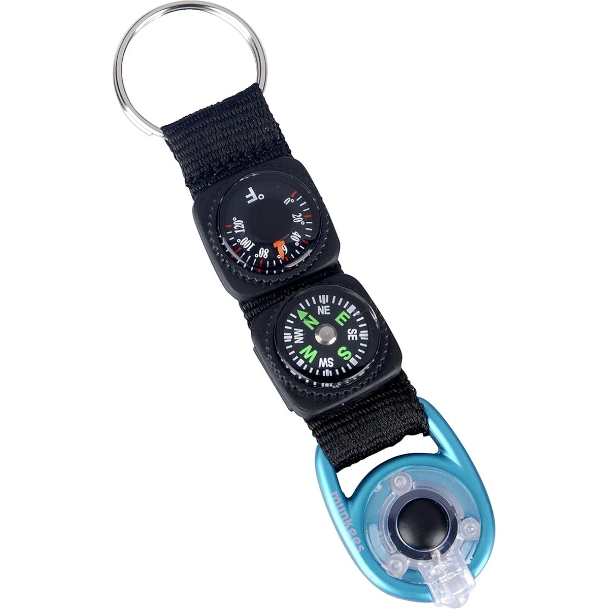 Munkee's LED Multipurpose Key Fob with Compass and Thermometer