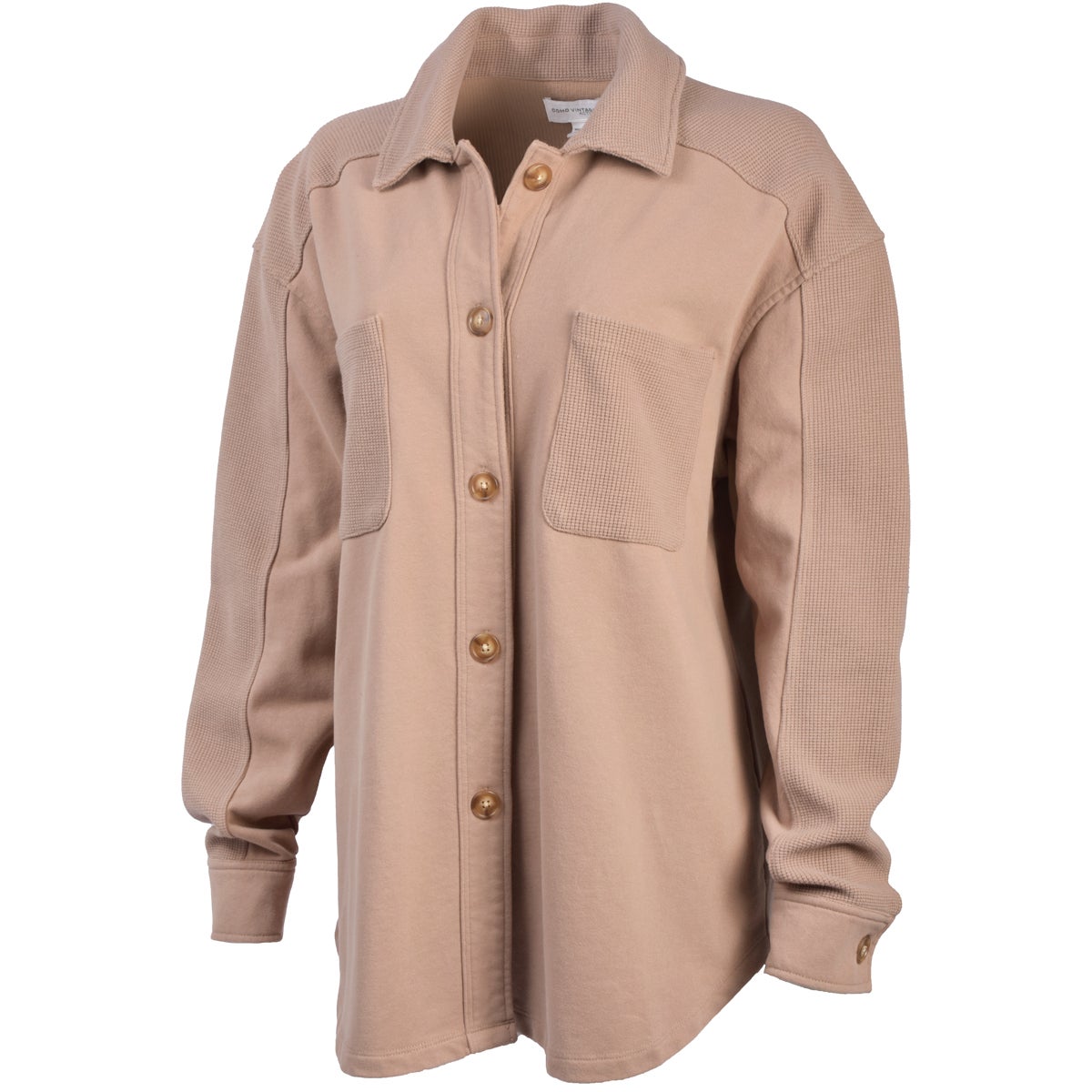 Como Vintage Women's Waffle Shacket