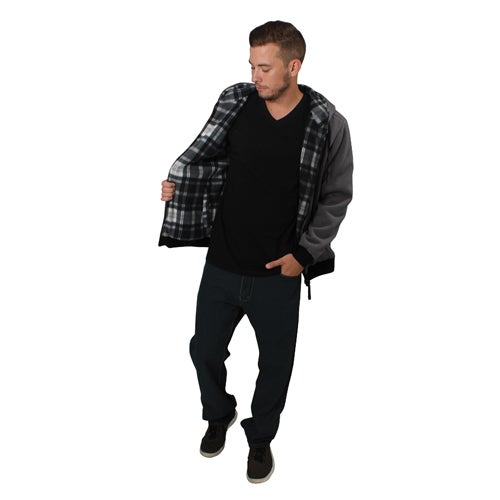 Oakwood Mtn Men's Plaid Polar Fleece